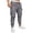 Grey, variant on TIMIFIS Men's White Cargo Pant Stretch Pant Fashion Joggers Sports PantsCotton Pants Sweatpants Trousers Long Pants-WhiteFall