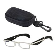 zhangmingg Blue Light Blocking Folding Reading Glasses for Men and Women with Metal Frame