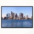 thumbnail image 1 of Design Art Boston Skyline Panorama Framed Canvas Art Print, 1 of 5
