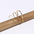 thumbnail image 5 of 100pcs/box High Carbon Steel Barbed Fishing Hooks with Hole Set (Gold), 5 of 5