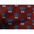 thumbnail image 4 of oneOone Cotton Poplin Fabric Leaves & Lotus Block Printed Craft Fabric BTY 42 Inch Wide, 4 of 4