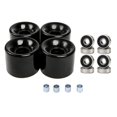 thumbnail image 1 of S SERENABLE Roues de Longboard et de Planche à Roulettes 78A avec Roulements et Entretoises Noir Housse Noire, 1 of 9
