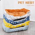 thumbnail image 4 of Super Soft Pet Cat Bed Comforable Warm Pet Cushion Movable Pet Sleeping Mat, 4 of 7