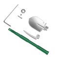 thumbnail image 1 of Pelle RC Crawler, Pelle en Métal Réglable Simulation RC Outil Décoratif Pelle RC Crawler Outil pour Accessoires de Décoration RC Crawler, 1 of 7