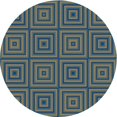 thumbnail image 1 of Ahgly Company Tapis d'Intérieur Lavables en Machine, Ronds, Camouflage Transitionnel, Vert, 5' Ronds, 1 of 7