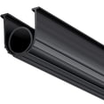 thumbnail image 1 of KFFKFF Bottom Seals for Garage Doors, Rubber Material, U Shape and O Ring Design, All-Weather Garage Door Weather Stripping, Universal Fit, Threshold Buffering and Sealing, Black Color, 1 of 9