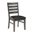 thumbnail image 3 of Topline Home Furnishings Grey Wooden 5pc Dining Set, 3 of 6