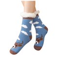 thumbnail image 4 of Slipper Socks Home Floor Socks Winter Warm Fuzzy Lined Socks Super Soft Socks Unisex, 4 of 4