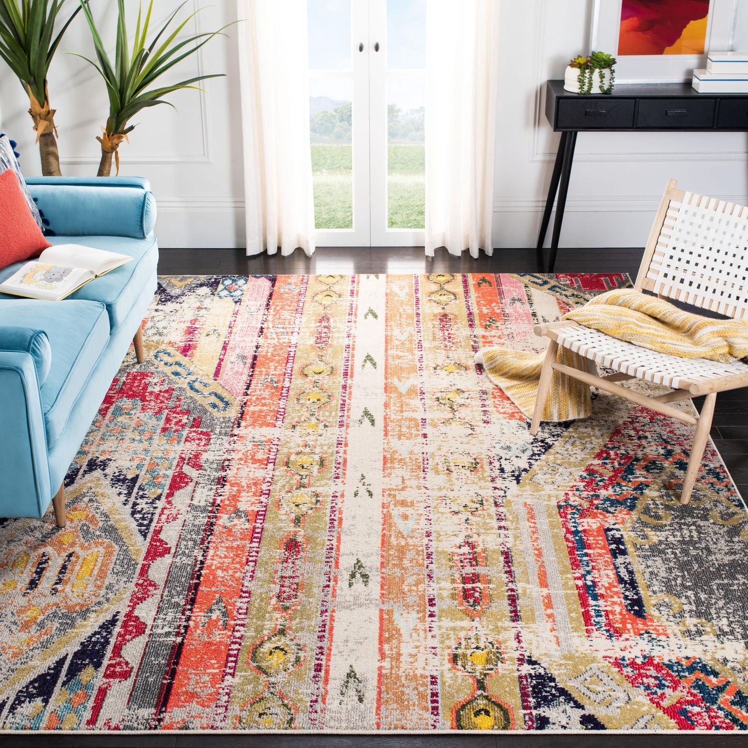 Safavieh Madison Christabella Overdyed Striped Area Rug