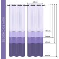 thumbnail image 2 of Green Hill Kitchen Curtains and Valances Set Tier Curtains 36 Inch Length Living Room Bedroom Bathroom Farmhouse Rustic Window Drapes 3 Piece Set Rod Pocket, 2 of 6