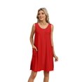 thumbnail image 1 of Maillot de Bain pour Femmes 2026 Maillot de Bain Vêtements de Vacances à la Plage pour Femmes Robe Mini Torsadée Rouge TTG, 1 of 8