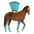 thumbnail image 1 of SIfdSeng Enveloppes de Jambes de Cheval en Polyester pour Équitation avec Divers Styles, 1 of 3