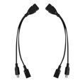 thumbnail image 4 of MOVTOTOP Câble Convertisseur Micro USB en PVC et Cuivre Durable pour Usage Domestique avec 2 Pcs Inclus Noir, 4 of 7