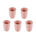 thumbnail image 1 of Gobelets en Plastique Réutilisables en Forme de Pailles Réutilisables, Ensemble de 5 Gobelets Multicolores avec Paille pour Cuisine, Bureau, Voyage, Gobelets à Boire et Verres Empilables, Gobelets en Plastique, 1 of 8
