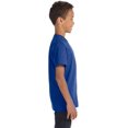 thumbnail image 3 of Youth Fine Jersey Tee, L, Vintage Royal, 3 of 5
