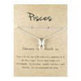 thumbnail image 1 of mtvxesu Anklets Twelve Constellation Anklet Alloy 12 Constellation Card Anklet Sale, 1 of 1