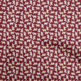 thumbnail image 1 of oneOone Silk Tabby Maroon Fabric Animal Sewing Craft Projects Fabric Prints By Yard 42 Inch Wide, 1 of 5