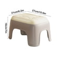 thumbnail image 3 of Cameland Home Plastic Small Stool Living Room Bathroom Stool Thickened Small Short Stool Stacking Small Stools, 3 of 6