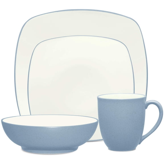 Noritake Blue Colorwave Ice 4-Piece Square Place Setting