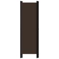 thumbnail image 3 of vidaXL 4-Panel Room Divider Brown 200x180 cm, 3 of 4