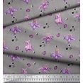 thumbnail image 3 of Soimoi Modal Satin Fabric Check,Spider & Bat Kids Print Fabric by The Yard 42 Inch Wide, 3 of 3