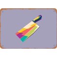 thumbnail image 1 of Cool Kitchen Knife Popart Weapons Retro Vintage Decorative Metal Tin Sign 8x12 Inch, 1 of 4