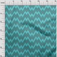 thumbnail image 2 of oneOone Cotton Poplin Fabric Chevron Ikat Print Sewing Fabric BTY 56 Inch Wide, 2 of 4