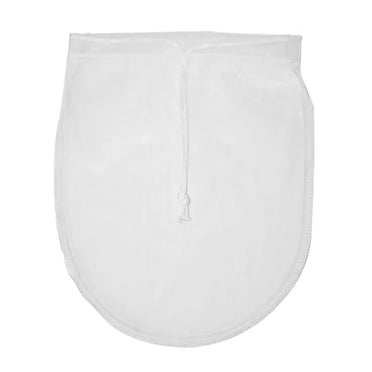 Goohae Sac en Maille de Nylon, Sac de Lait de Noix, Sac de Passoire à Lait de Noix Blanc 12X10 Pouces, Réutilisable pour Amande, Soja, Yogourt Grec, Café Infusé à Froid et Thé aux Herbes