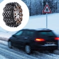 thumbnail image 3 of Winter Car Tire Chains for Small Cars Quick Installation Stable Traction and Safe Driving on Roads, 3 of 3