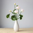 thumbnail image 1 of Mini Artificial Fake Lotus Bud with Leaf Fake Flower Wedding Home Decor New, 1 of 2