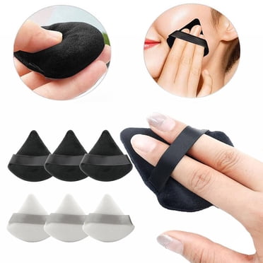 Daisyyozoid Wholesale 6Pcs Washable Powder Puff Washable Makeup Puff Pure Cotton Powder Velour Soft Face Makeup Tool