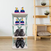 Suncoda Shoe Rack, Multi Layer Shoe Rack Household Small Shoe Cabinet Economic Dormitory Door Shoe Rack Installation Folding Shoe Cabinet