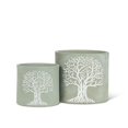 thumbnail image 2 of Abbott Collections AB-27-WISDOM-LG 6.5 in. Tree of Life Planter, Grey - Large, 2 of 3