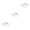 thumbnail image 2 of relayinert Fashionable Polarized Lens Small Square For Trendy Style Materials silver frame C7 3Set, 2 of 6