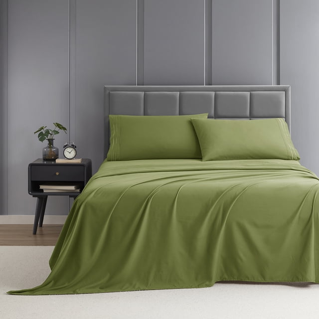 Nestl Full XL Sheet Set, 1800 Series Microfiber Deep Pocket 4 Piece Bed Sheet Set