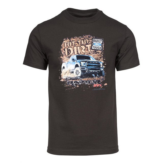 Mens F-150 Raptor Short-Sleeve T-Shirt - Brown - X-Large