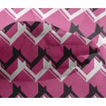 thumbnail image 4 of oneOone Viscose Chiffon Fabric Chevron Geometric Print Fabric By Yard 42 Inch Wide, 4 of 4