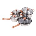 thumbnail image 1 of Pots Pans Set, Stainless Steel Pots Pans Set Multifunctional Glass Phenolic Plastic  for Soup, 1 of 7