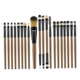 thumbnail image 5 of AURARMLET 20Pcs Cosmetics Brush Set with Fine Dense Bristles for Even Makeup Application, 5 of 5