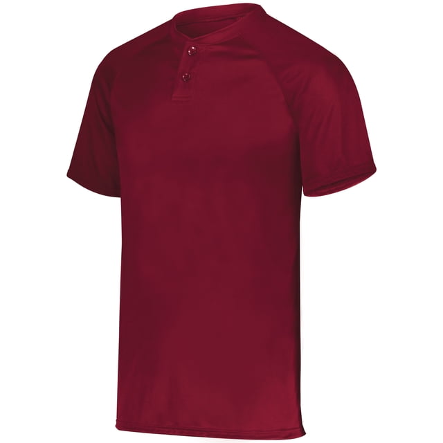 Augusta sportswear Boy's Attain Wicking Two Button Baseball Jersey