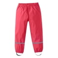 thumbnail image 5 of Durable Girls Rain Trousers Dungarees Outdoor Play Pants For Children Comfortable All Weather, 5 of 5