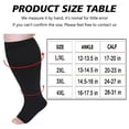 thumbnail image 3 of Manchons de Compression pour Mollets Larges pour Femmes Hommes Grande Taille Manchons de Compression pour Jambes 20-30mmHg Gradués Doux et Confortables, 3 of 5