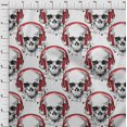 thumbnail image 3 of oneOone Velvet Red Fabric Skull Sewing Craft Projects Fabric Prints By Yard 58 Inch Wide, 3 of 5