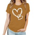 thumbnail image 4 of LSLJS T-shirt Imprimé « Lover Love » pour Femme à Col Rond, Manches Courtes, Haut, Cadeaux pour Femmes, 4 of 4