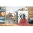 thumbnail image 2 of Ahgly Company Tapis d'Intérieur Rectangulaires Transitionnels Rouges Lavables à la Machine, 2 Pieds x 5 Pieds, 2 of 7