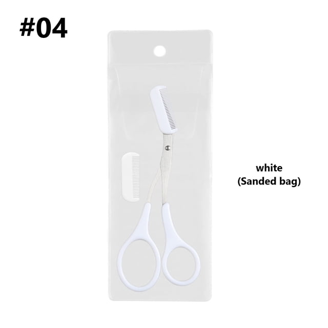 Reduce Price! WSBDENLK Eyebrow Trimmers Scissor 2024 New Eyebrow Scissors With Comb Precision Eyebrow Trimming Scissors Non-Slip Eyebrow Cutter Hair Removal Eyebrow Scissors