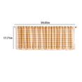 thumbnail image 2 of Valances for Windows Valance Curtains for Kitchen - Window Light Blocking Short Rod Pocket Curtain Panels for Small Window Bathroom Basement Window Curtain Panels, 2 of 7