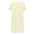 thumbnail image 1 of Kaemgyyd Peignoirs Zippés pour Femmes Été Manches Courtes Col Ras du Cou Peignoirs Courts Unis Légers Doux Robe de Nuit avec Poches, 1 of 7