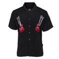 thumbnail image 1 of Chemise de Club pour Homme à Double Col avec Guitares, 1 of 1