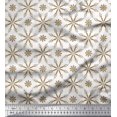 thumbnail image 1 of Soimoi Georgette Viscose Fabric Flower Artistic Print Fabric by Yard 42 Inch Wide, 1 of 3